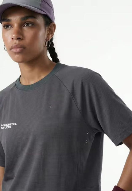 Ventilated Built-In Unisex Active Tee ANJE REBEL