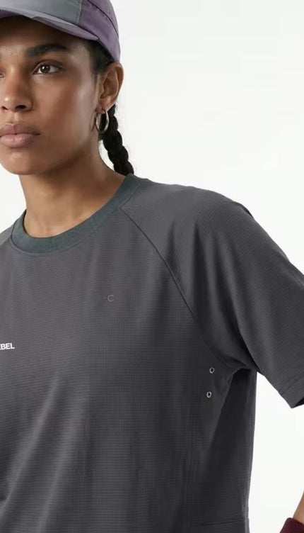 Ventilated Built-In Unisex Active Tee ANJE REBEL