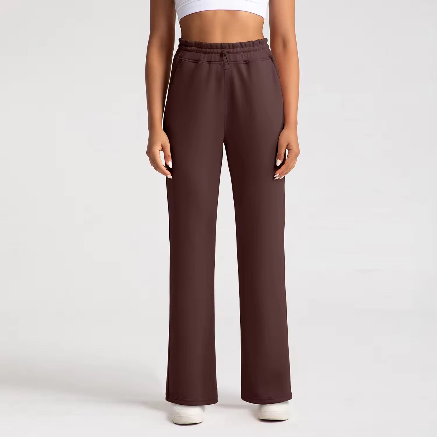 Straight-Cut Recycled Cotton Pants ANJE REBEL