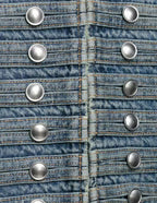 Military Style Denim Jacket ANJE REBEL