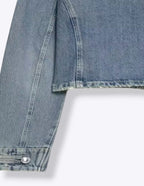 Military Style Denim Jacket ANJE REBEL