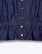 Nautical Buttoned Up High Collar Vest ANJE REBEL