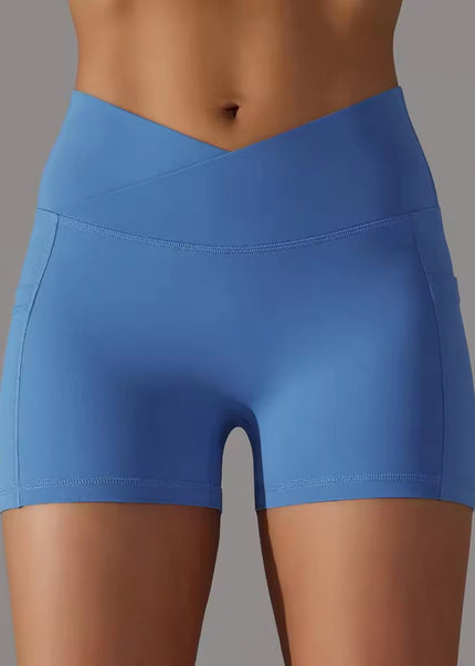 V-Waist Mini Power Shorts - ANJE REBEL