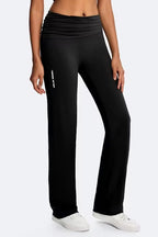 Tummy Control Foldover Flare Pants ANJE REBEL