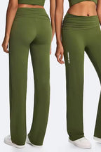 Tummy Control Foldover Flare Pants ANJE REBEL