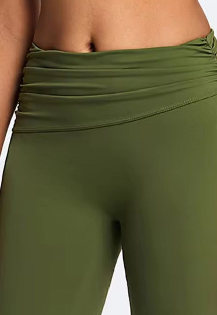 Tummy Control Foldover Flare Pants ANJE REBEL