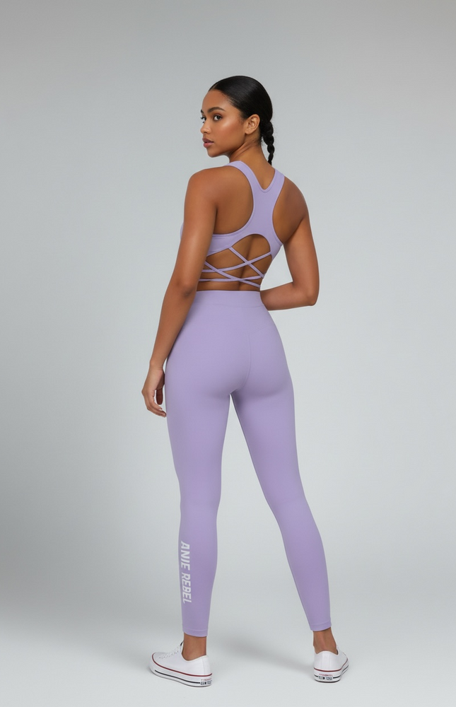 Lilac Design Bodyfit Tank Top ANJE REBEL