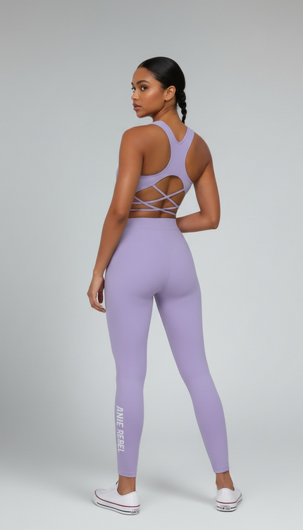 Lilac Design Bodyfit Tank Top ANJE REBEL