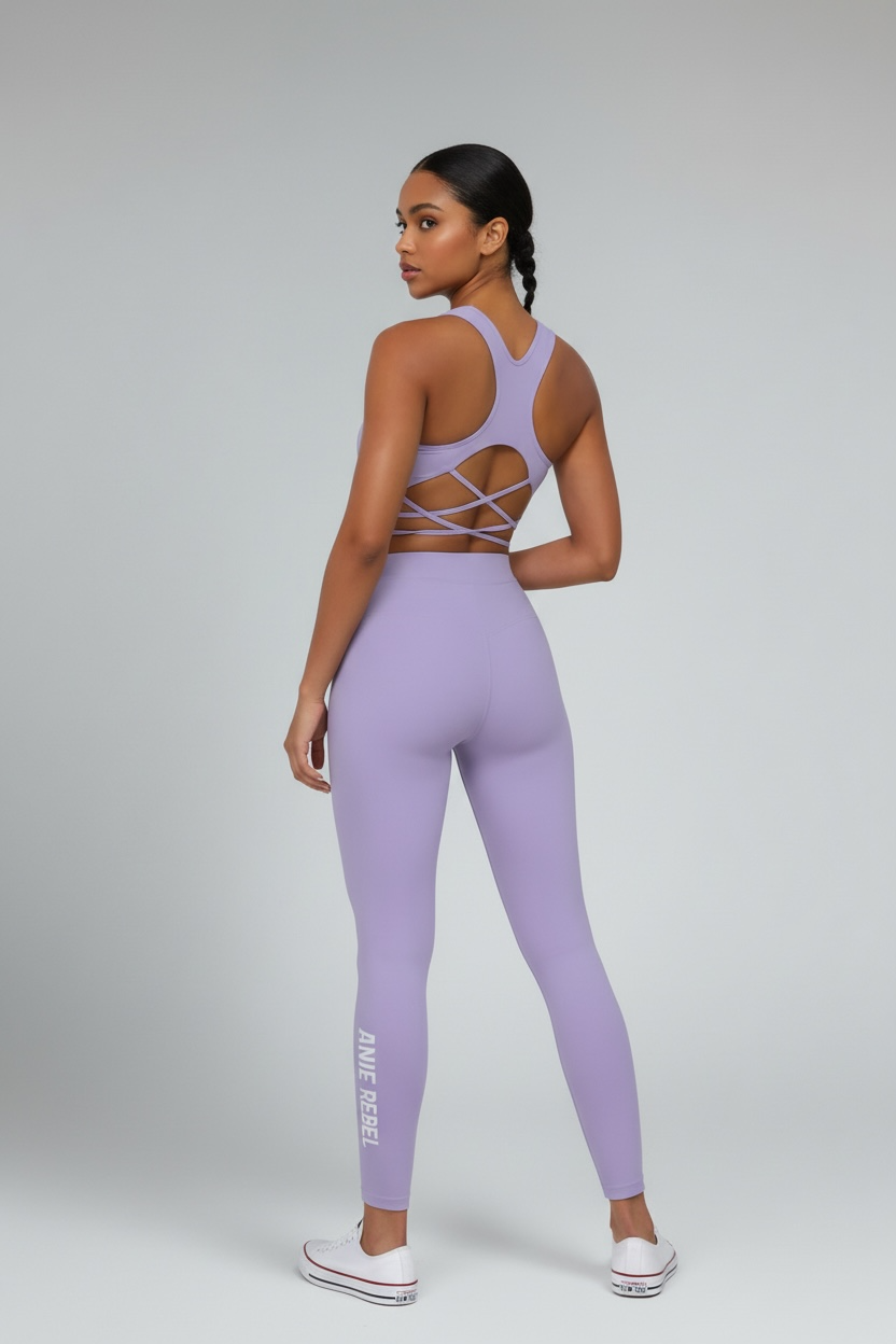 Lilac Design Bodyfit Tank Top ANJE REBEL
