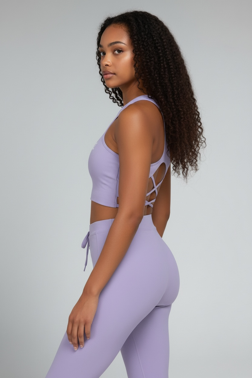 Lilac Design Bodyfit Tank Top ANJE REBEL