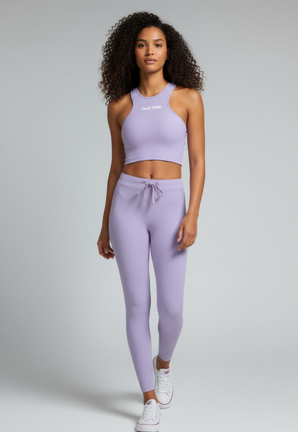 Lilac Design Bodyfit Tank Top ANJE REBEL