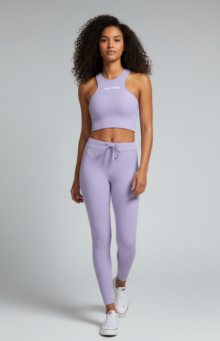 Lilac Design Bodyfit Tank Top ANJE REBEL