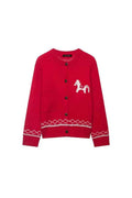 Horse Emblem Limited Edition Red Sweater