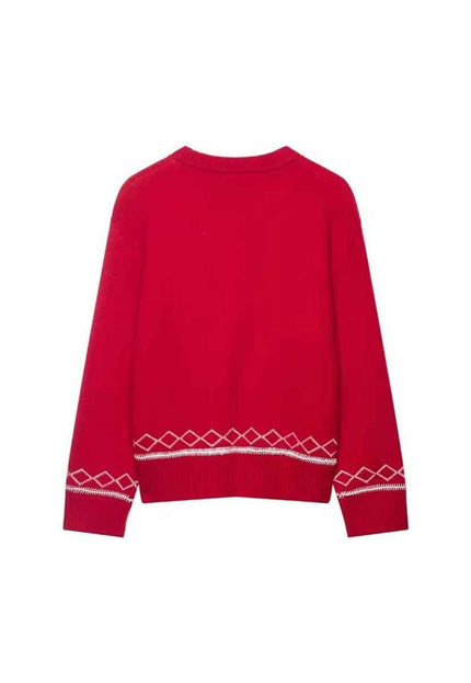 Horse Emblem Limited Edition Red Sweater