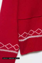 Horse Emblem Limited Edition Red Sweater