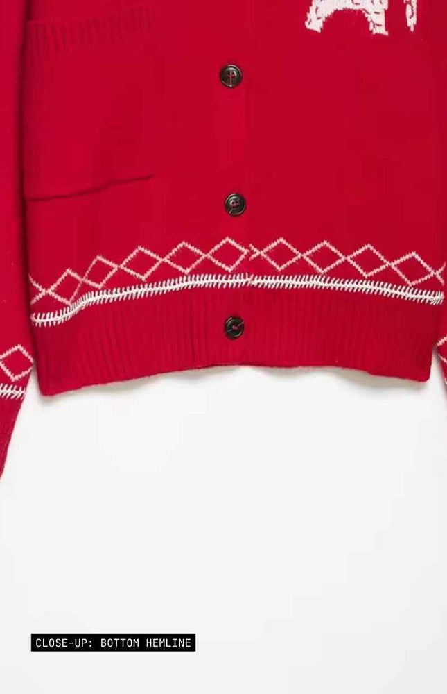 Horse Emblem Limited Edition Red Sweater