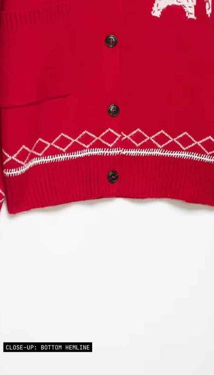 Horse Emblem Limited Edition Red Sweater