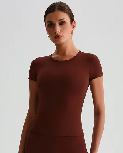 Sweatwicking Yoga Fitting Shirt ANJE REBEL