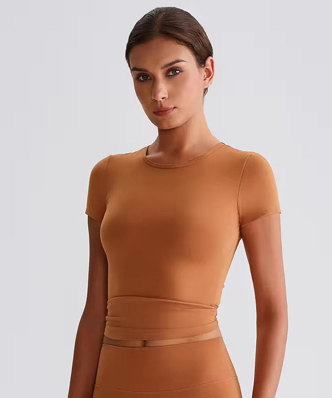 Sweatwicking Yoga Fitting Shirt ANJE REBEL