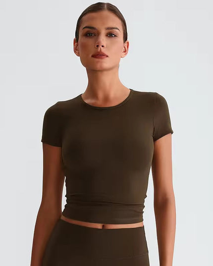 Sweatwicking Yoga Fitting Shirt ANJE REBEL