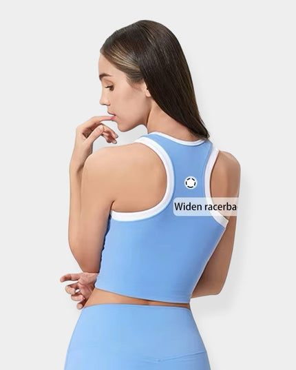 Nautical Cropped Tank Top ANJE REBEL