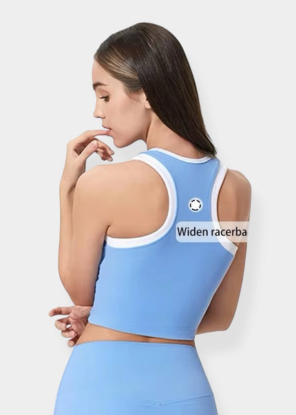 Nautical Cropped Tank Top ANJE REBEL