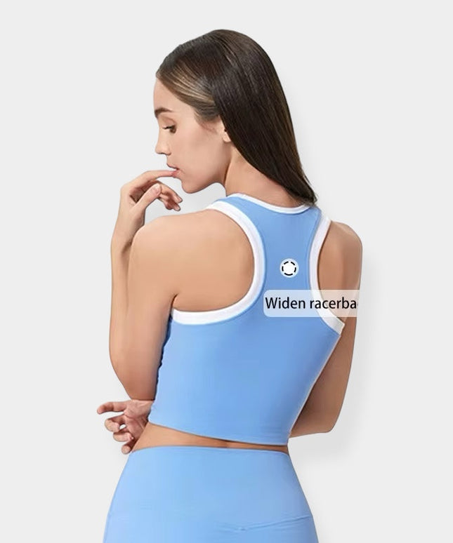 Nautical Cropped Tank Top ANJE REBEL