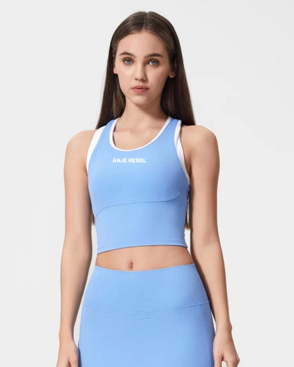 Nautical Cropped Tank Top ANJE REBEL
