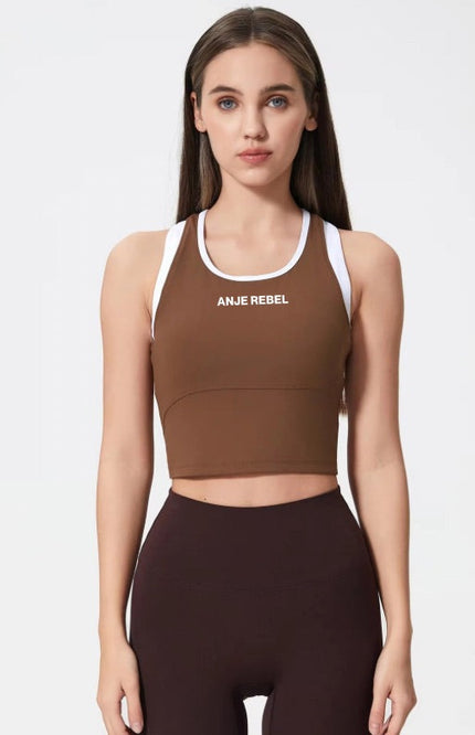 Nautical Cropped Tank Top ANJE REBEL