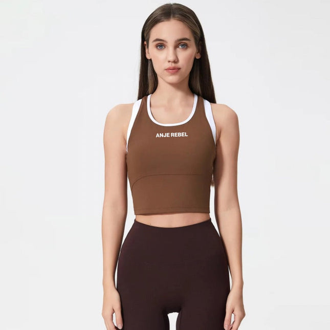 Nautical Cropped Tank Top ANJE REBEL