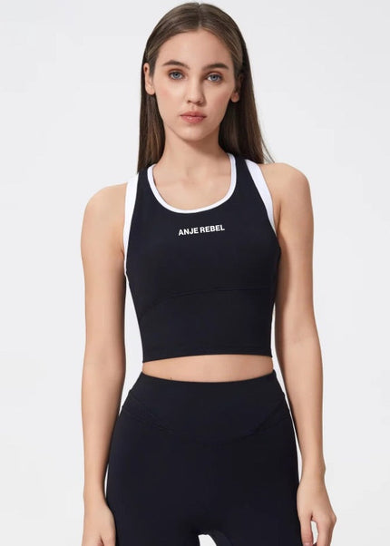 Nautical Cropped Tank Top ANJE REBEL