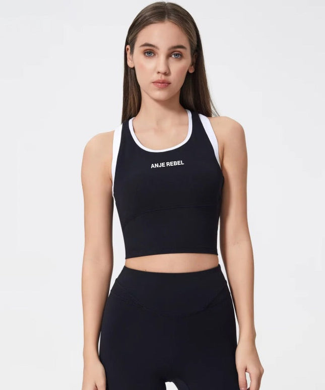 Nautical Cropped Tank Top ANJE REBEL