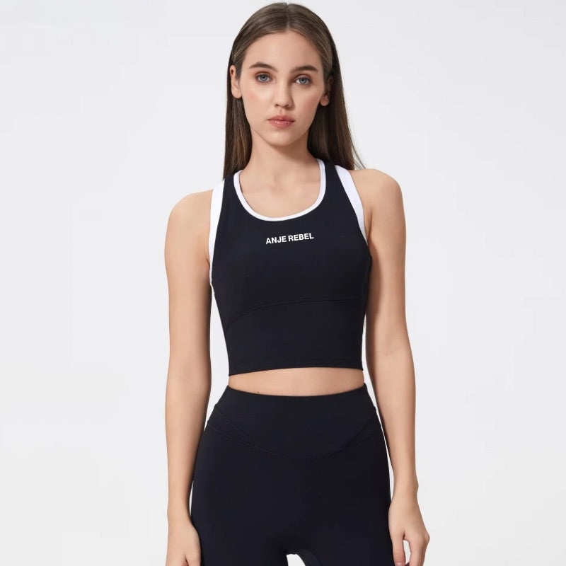 Nautical Cropped Tank Top ANJE REBEL