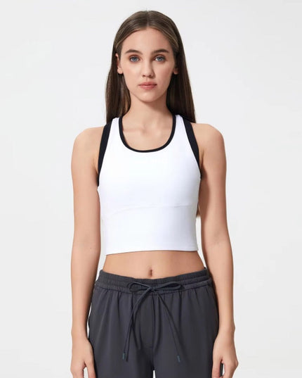 Nautical Cropped Tank Top ANJE REBEL