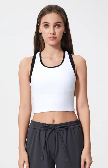 Nautical Cropped Tank Top ANJE REBEL