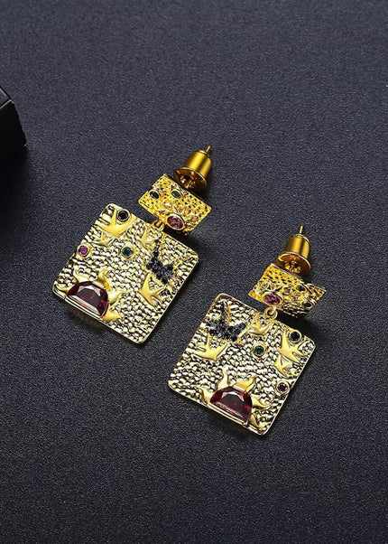 Kint Handpainted Earrings ANJE REBEL