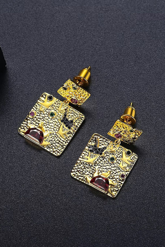 Kint Handpainted Earrings ANJE REBEL