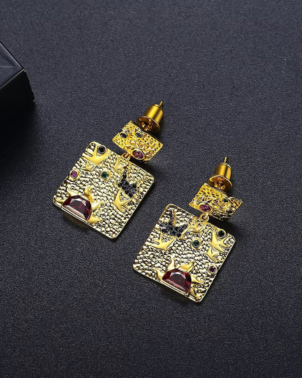 Kint Handpainted Earrings ANJE REBEL