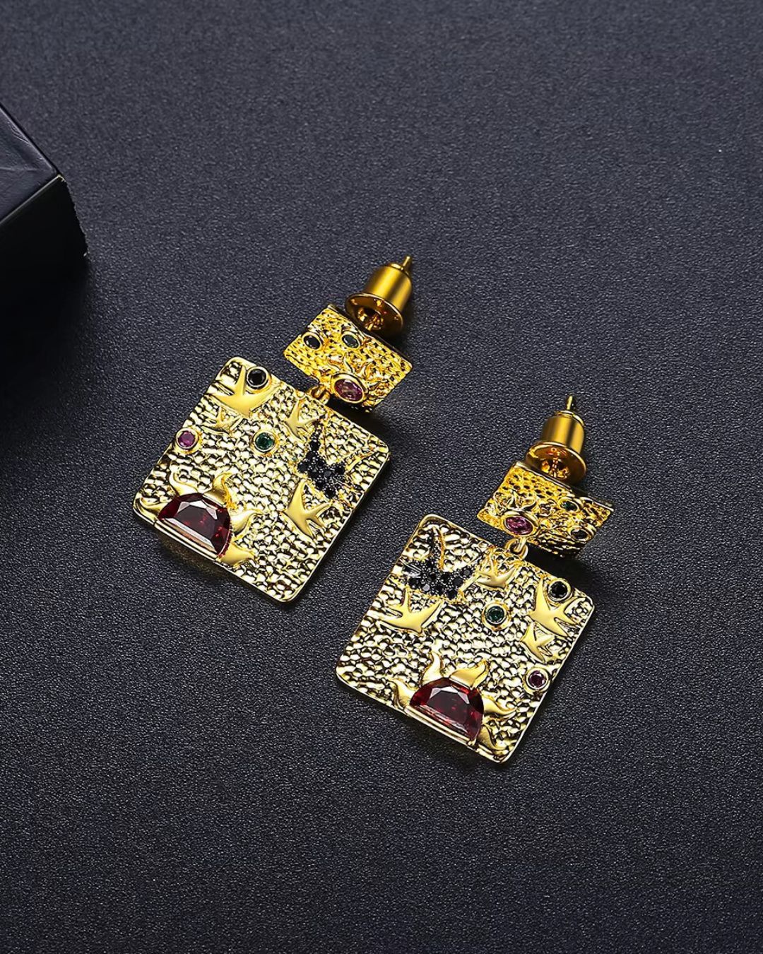 Kint Handpainted Earrings ANJE REBEL