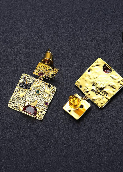 Kint Handpainted Earrings ANJE REBEL