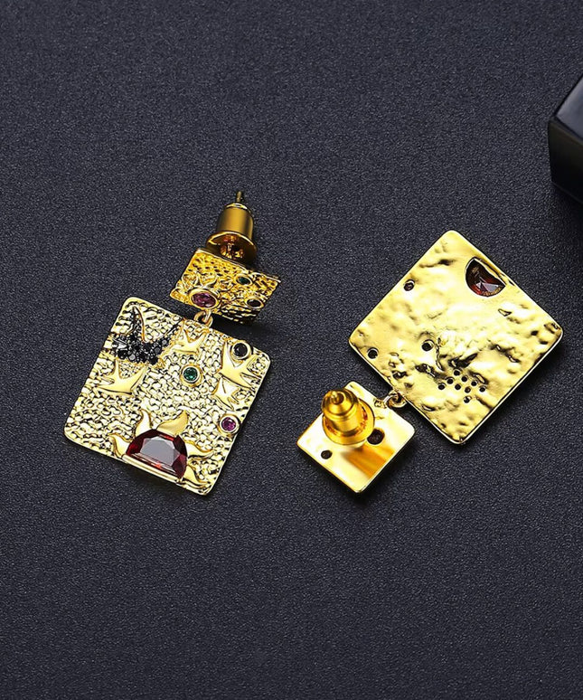 Kint Handpainted Earrings ANJE REBEL