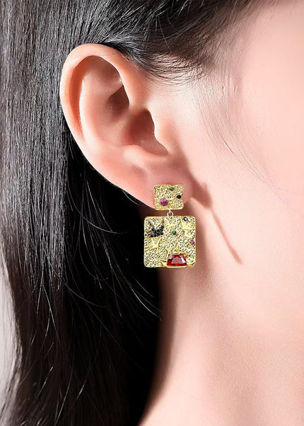 Kint Handpainted Earrings ANJE REBEL