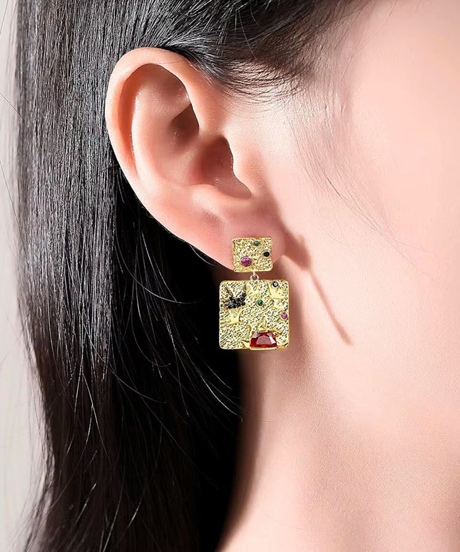 Kint Handpainted Earrings ANJE REBEL