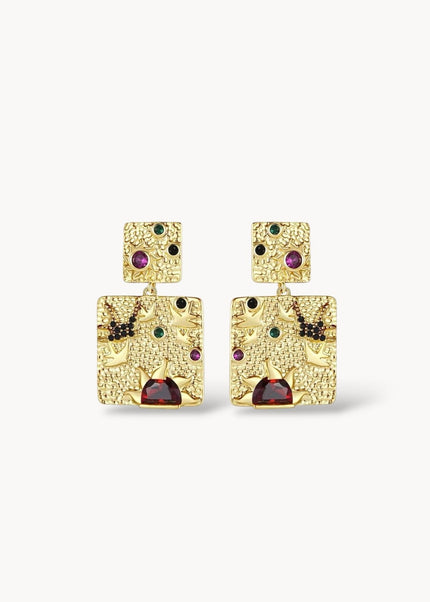 Kint Handpainted Earrings ANJE REBEL