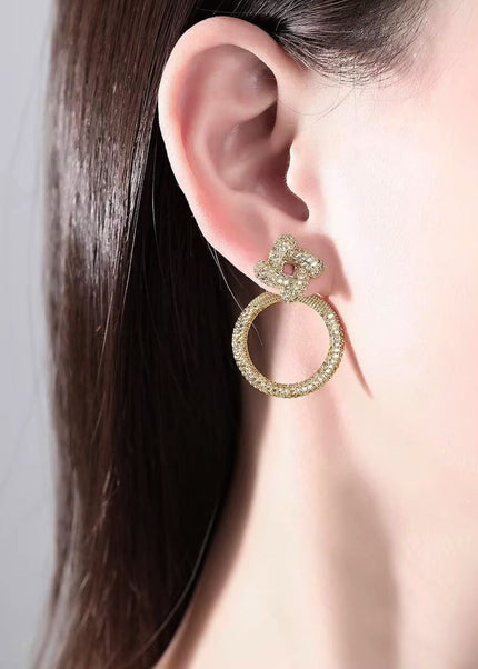 “Flower Circle” Earrings ANJE REBEL