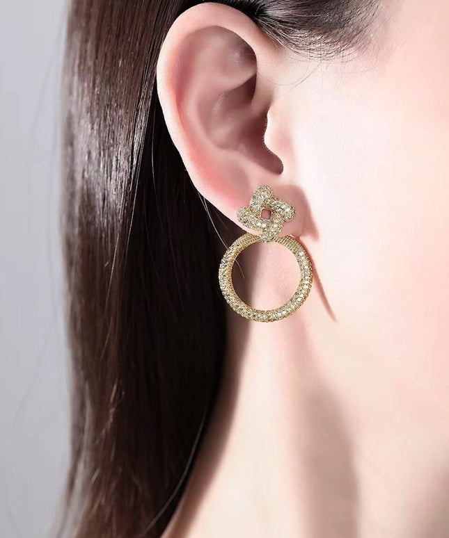 “Flower Circle” Earrings ANJE REBEL