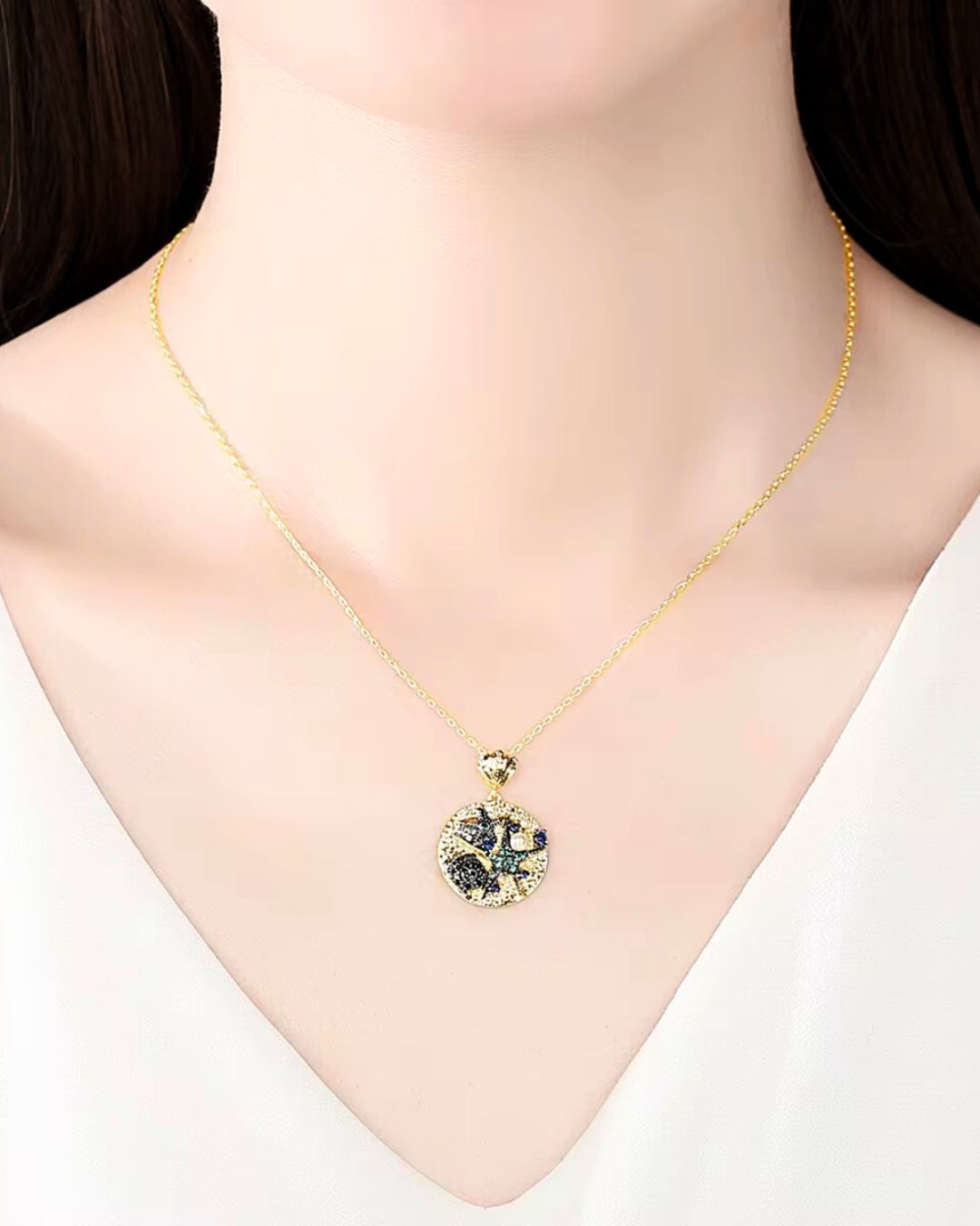 “Coral of Stars” Pendant Necklace ANJE REBEL