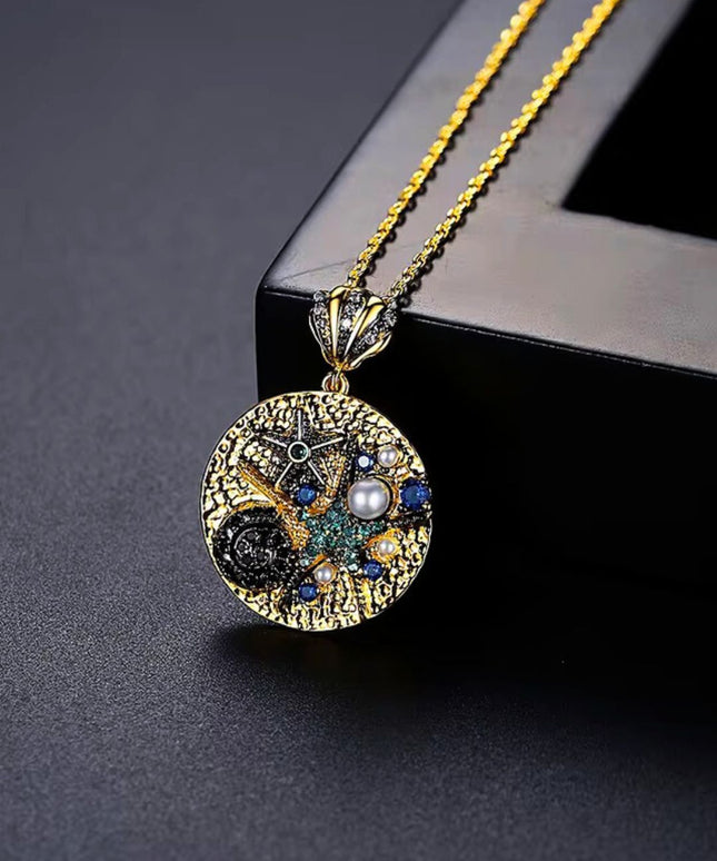 “Coral of Stars” Pendant Necklace ANJE REBEL