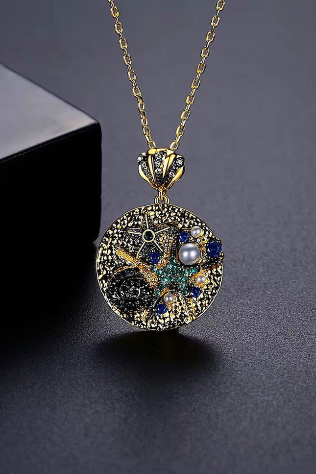 “Coral of Stars” Pendant Necklace ANJE REBEL