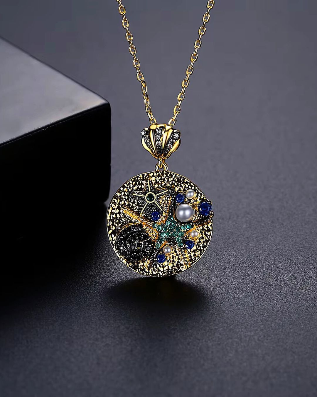 “Coral of Stars” Pendant Necklace ANJE REBEL